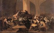 Francisco Goya Inquisition Scene Spain oil painting artist